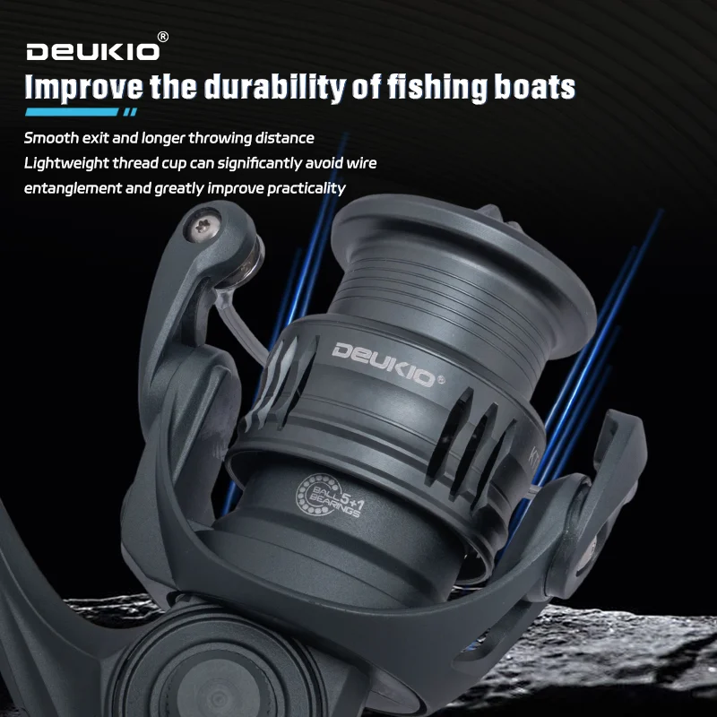 DEUKIO Lightweight Spinning Re - Abu Garcia Reel Max review and price